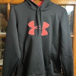 Under Armour Hoodie Women’s Medium  Black With Pink